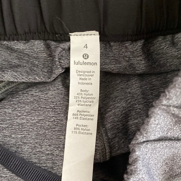 ❤️ Lululemon On The Fly Pant *28" Grey Luxtreme Size 4 - Picture 5 of 6